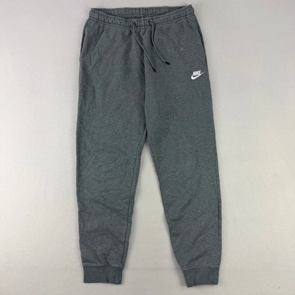 Nike Sportswear Club Fleece Joggers Mens M Gray Athletic Sweatpants Lounge Cozy